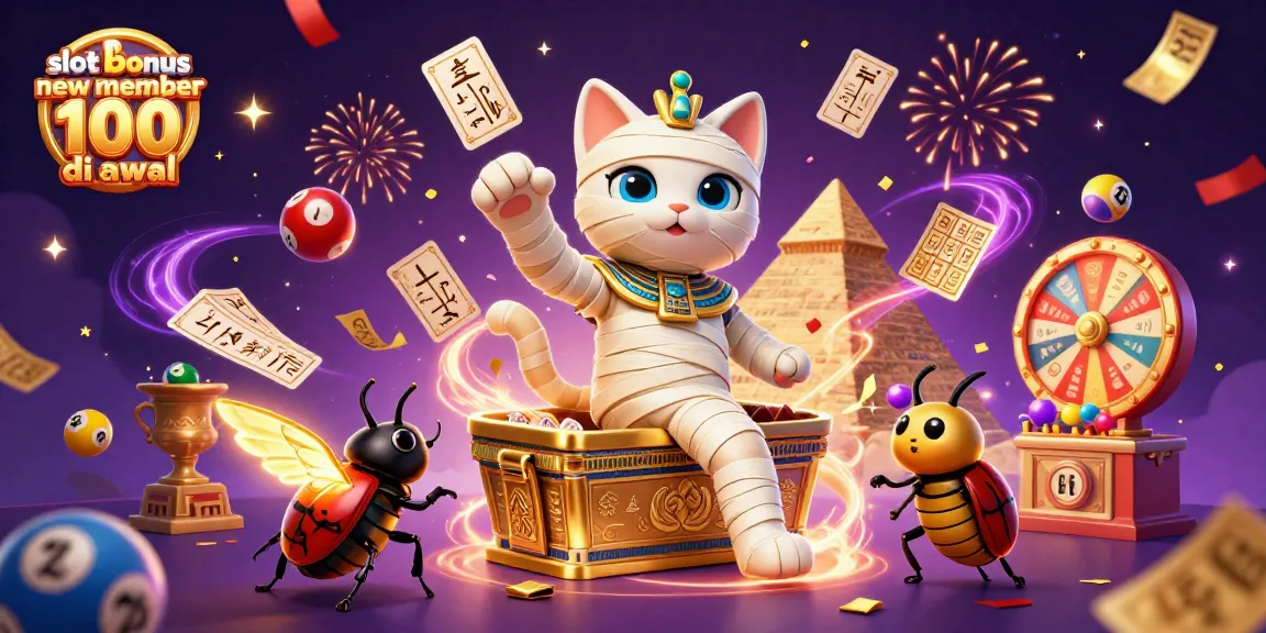 Permainan seru dengan slot bonus new member 100 di awal yang menguntungkan bagi para pemain baru.