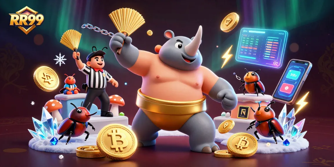 RR99 brings thrilling gambling excitement with a sumo champion beetle and crypto elements