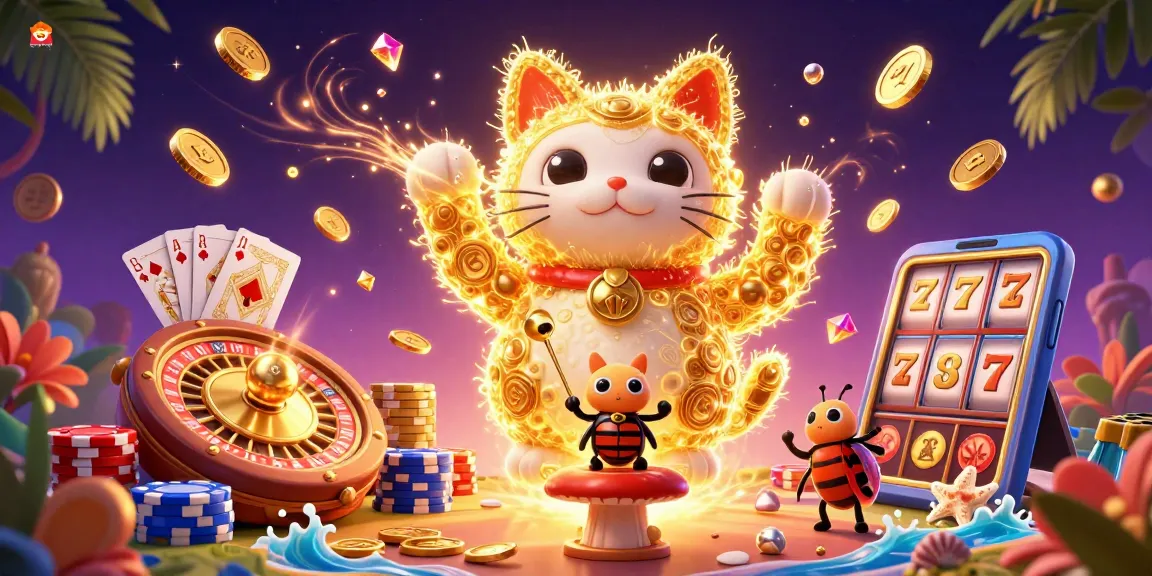 Socolive TV showcases dynamic gambling experience with lucky cat and casino elements.