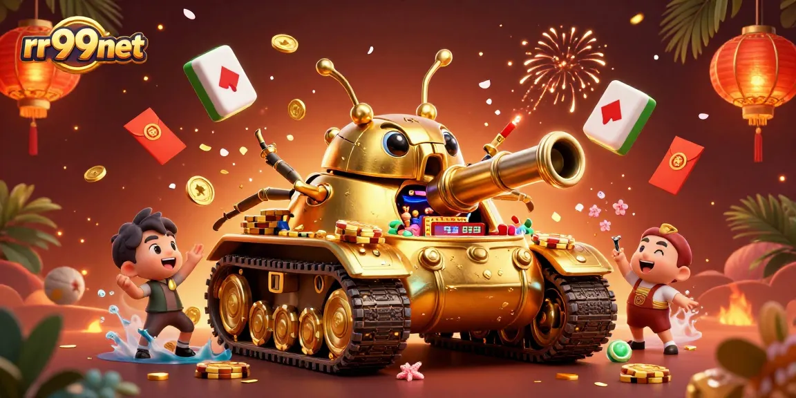 Experience the excitement of rr99net with vibrant casino action and festive elements